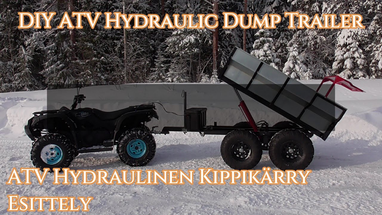 Mönkijän Hydraulinen Kippikärry