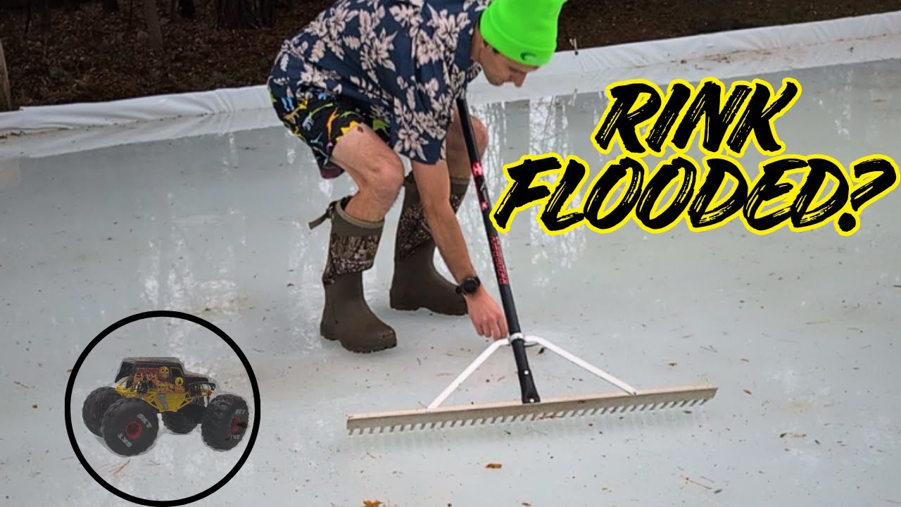 Backyard Rink Flooded?  3 Things to Do Right Now
