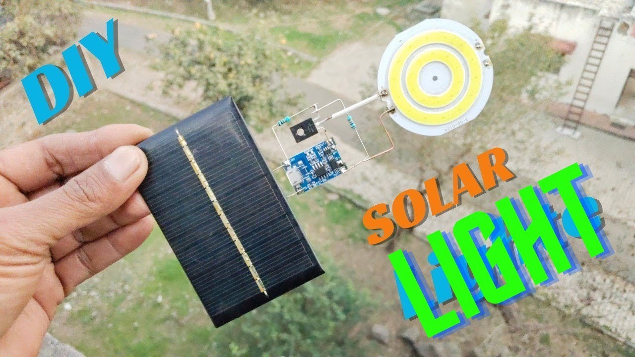 DIY AUTO ON/OFF SOLAR LIGHT