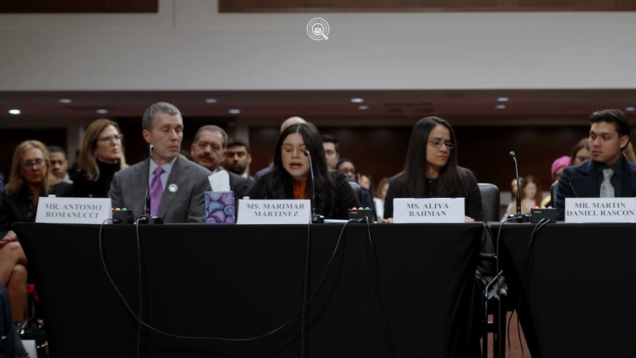 Marimar Martinez speaks at Hearing on Examining DHS’ Use of Violence in I.C.E.