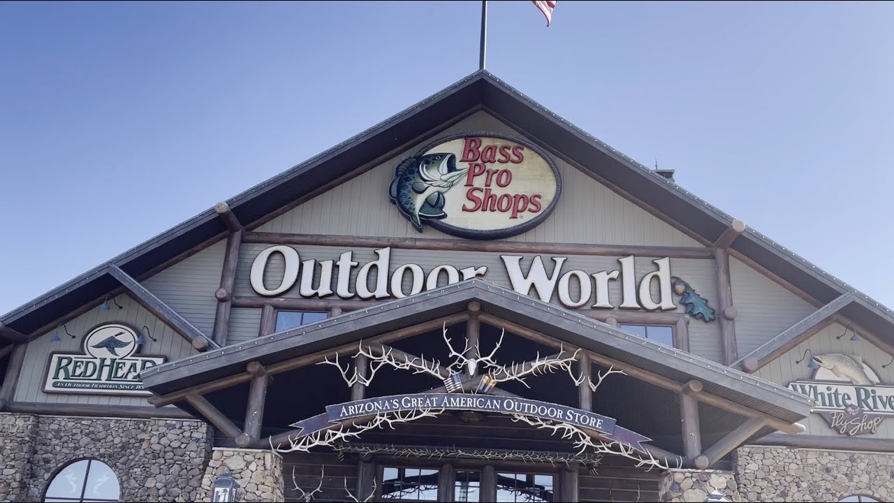 Bass Pro Shops Como é uma loja de caça e pesca nos EUA - Bass Pro Shops  - Arizona