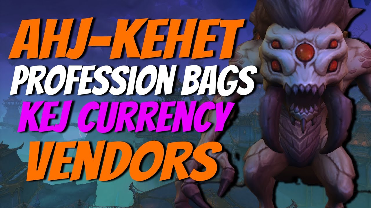 WoW The War Within | City of Threads Vendors | Profession Bags Overview | Resonance Crystal & Kej