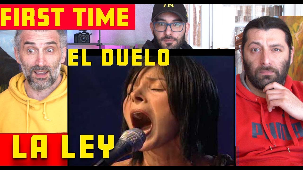 LA LEY - EL DUELO  unplugged  their first time - reaction