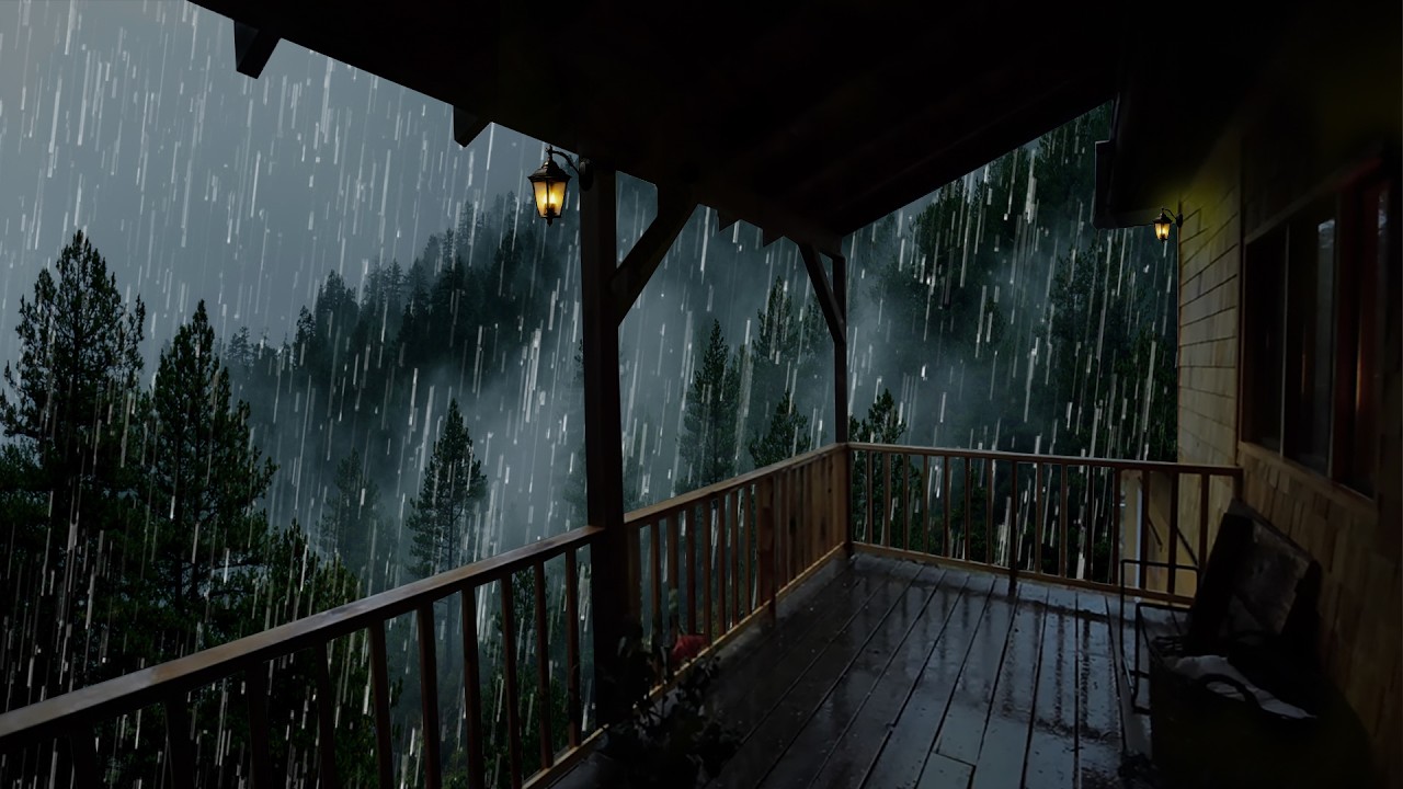 Lluvia Relajante Para Dormir - Sonido de Lluvia y Truenos, Rain Sound for Sleeping, ASMR 240