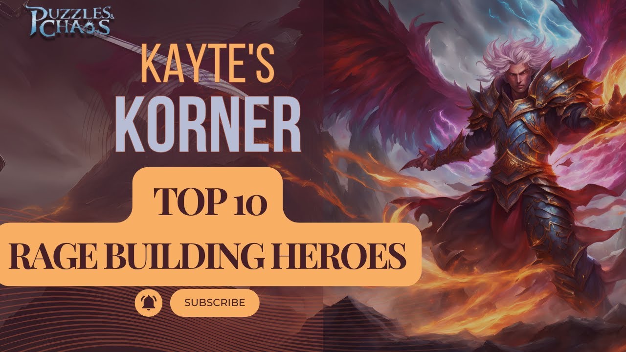 🔥 Top 10 Rage-Building Heroes in Puzzles & Chaos!