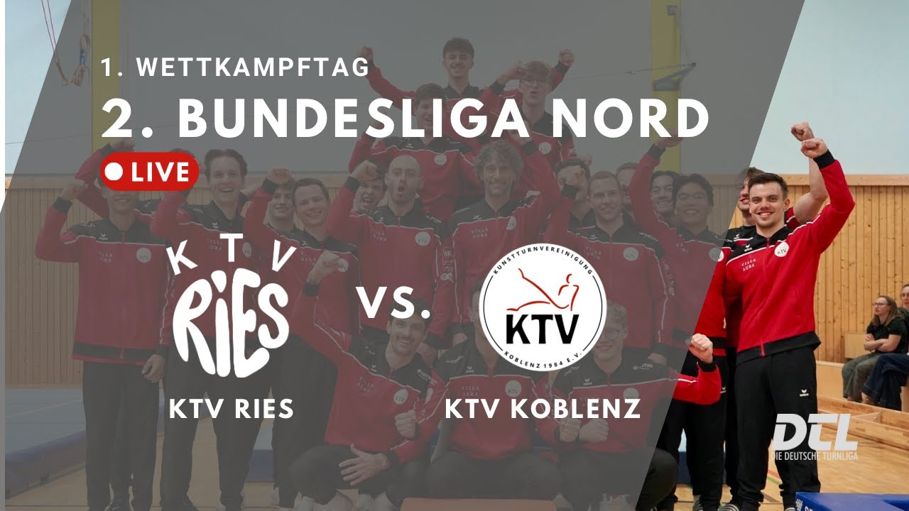 LIVE | 2. Bundesliga NORD: KTV Ries - KTV Koblenz