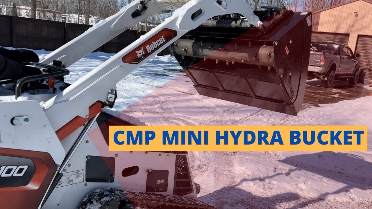 Brand new CMP Mini Hydra Bucket for the MT100! | Crushing sheets of ice!