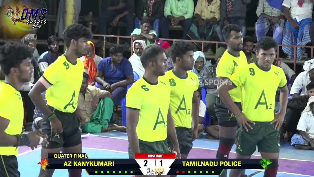 QUATER FINAL|AZ KANYAKUMARI vs TAMILNADU POLICE|VELLANUR|SOUTHINDIA LEVEL MEN'S KABADDI-2023
