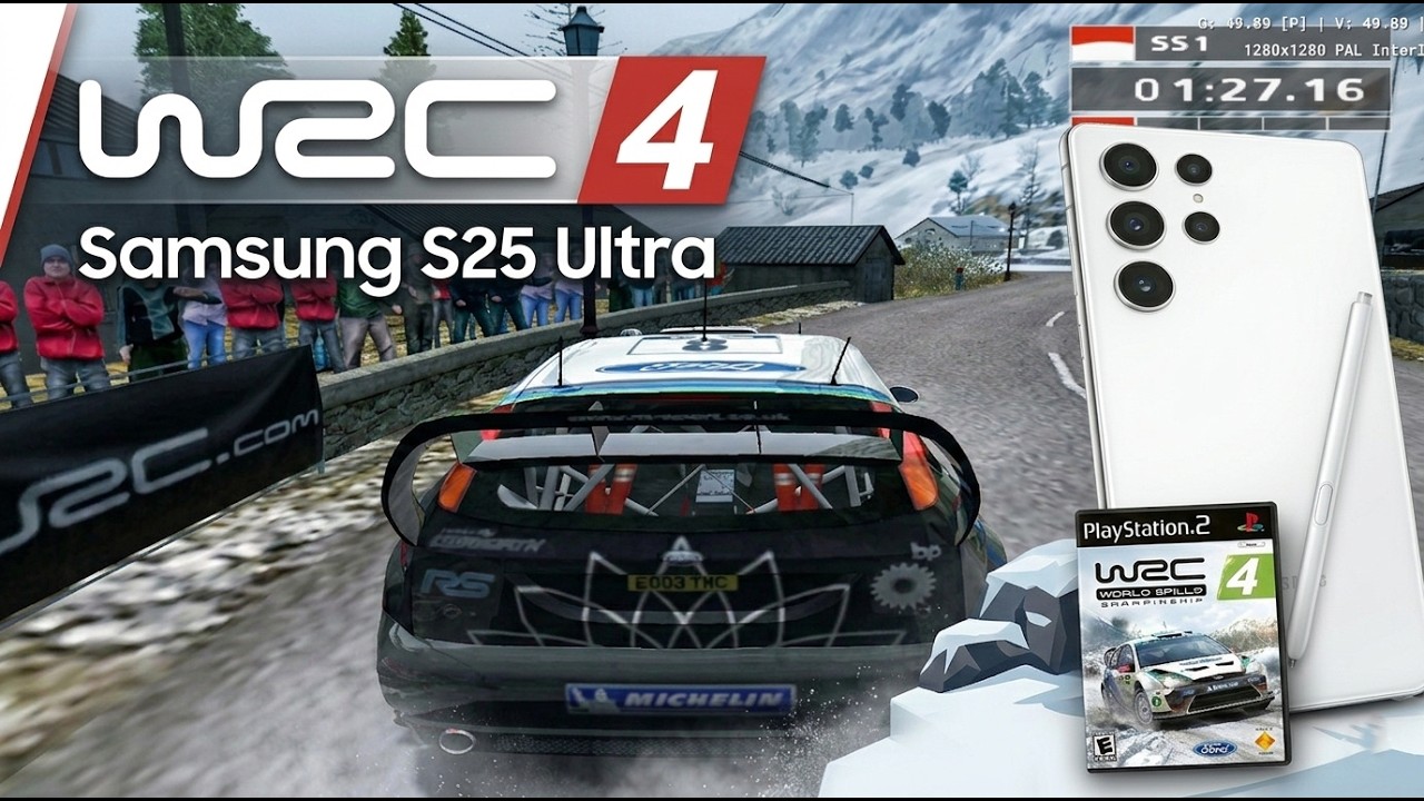 WRC 4 — NetherSX2 | Samsung S25 Ultra | Snapdragon 8 Elite | PS2 Emulation