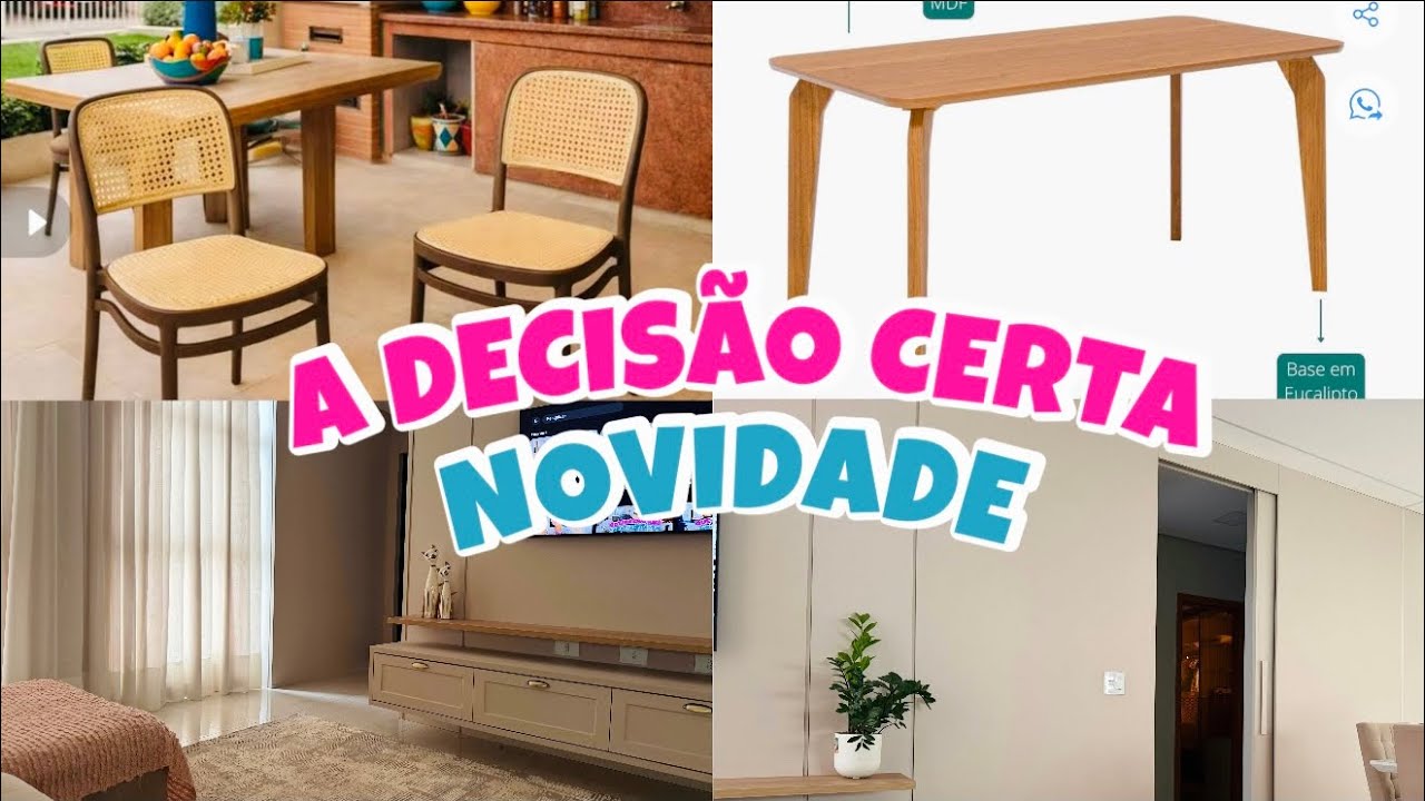ESCOLHENDO A MESA NOVA + NOVIDADES ✨