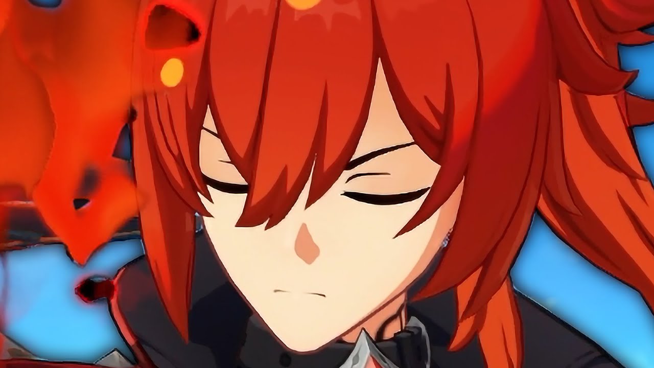 I bought Diluc's skin so you dont have to (Genshin Impact)