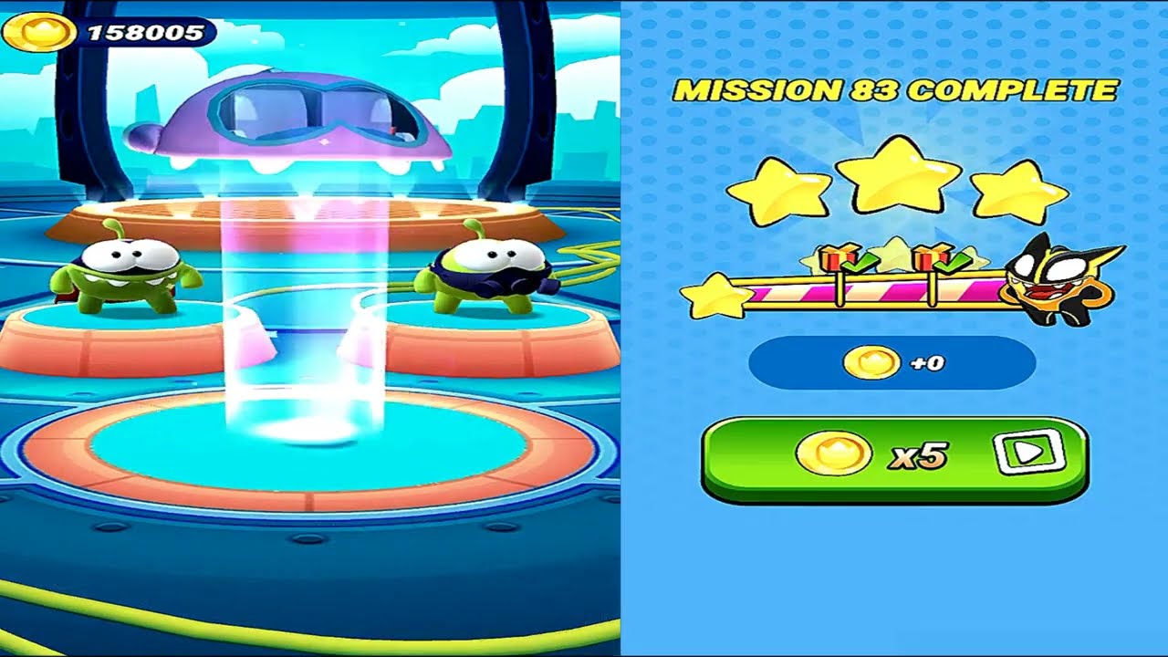 🚀Om Nom Run (83 Level - Three Stars)🚀, Android Reverse Gameplay HD - Walkthrough, Episode 63