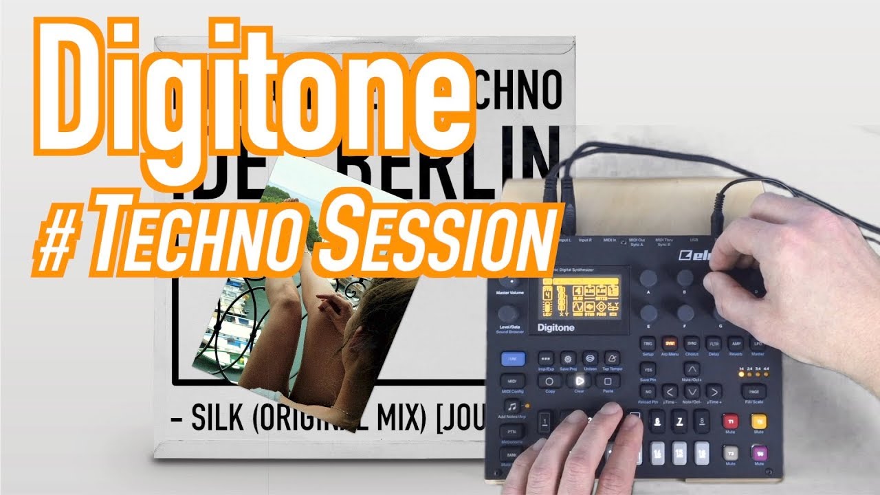 ELEKTRON DIGITONE | Making Berghain Techno - a Project Part 1.  | FM-Synthesizer Session