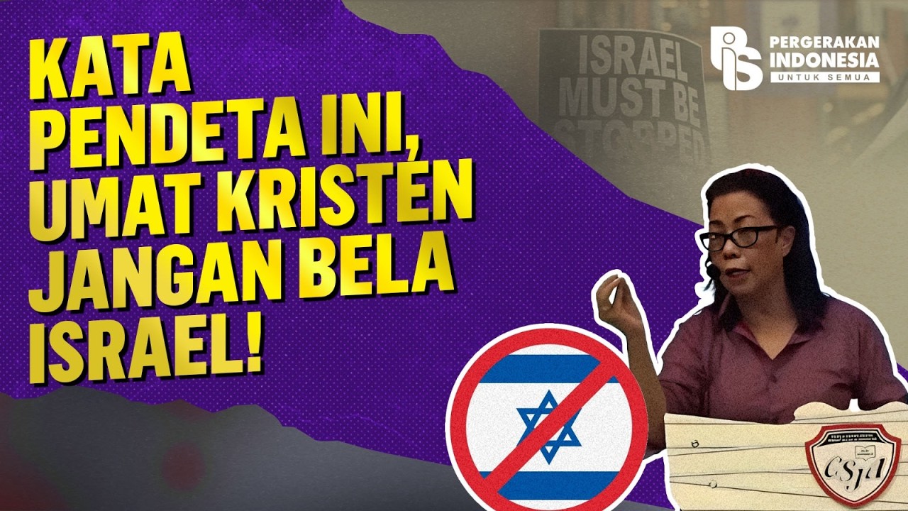 Kata Pendeta Ini, Umat Kristen Jangan Bela Israel!