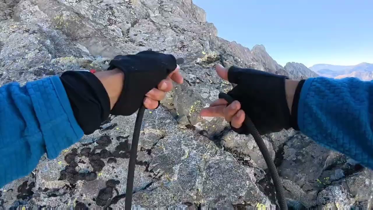 Escalada primera torre, cerro siete picos 