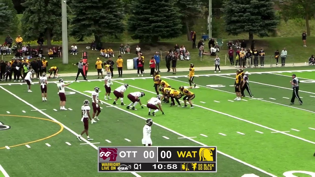 September 7, 2024 - USports Football - Ottawa Gee-Gees @ Waterloo Warriors