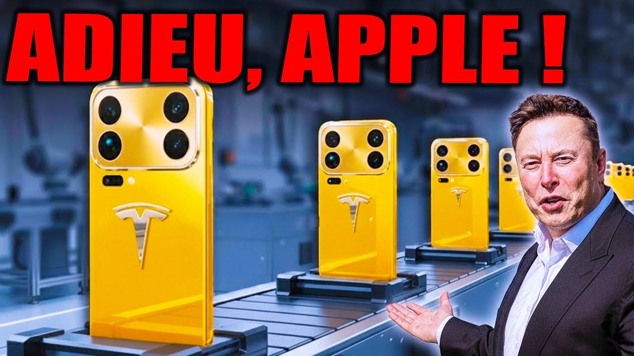 Elon Musk RÉVOLUTIONNE les Smartphones !  Et va détruire Apple et Samsung, personne n'est prêt...