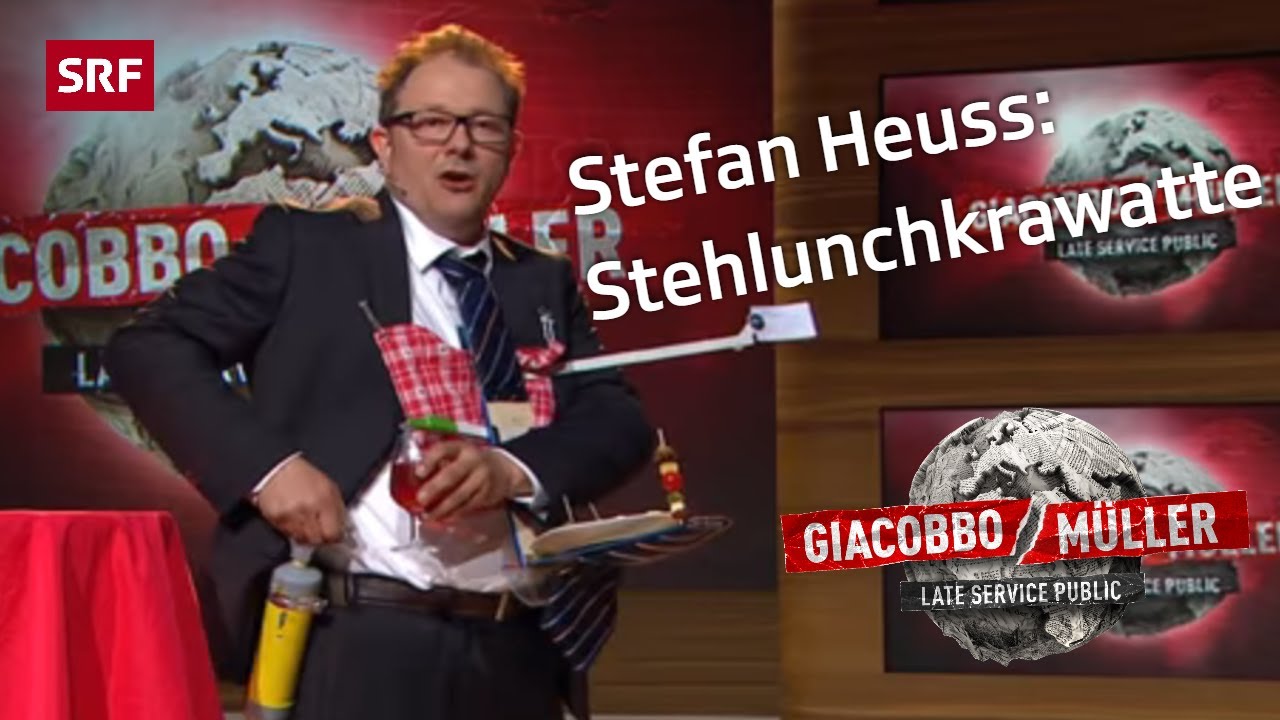 Stefan Heuss und die Stehlunchkrawatte | Giacobbo / Müller | Comedy | SRF