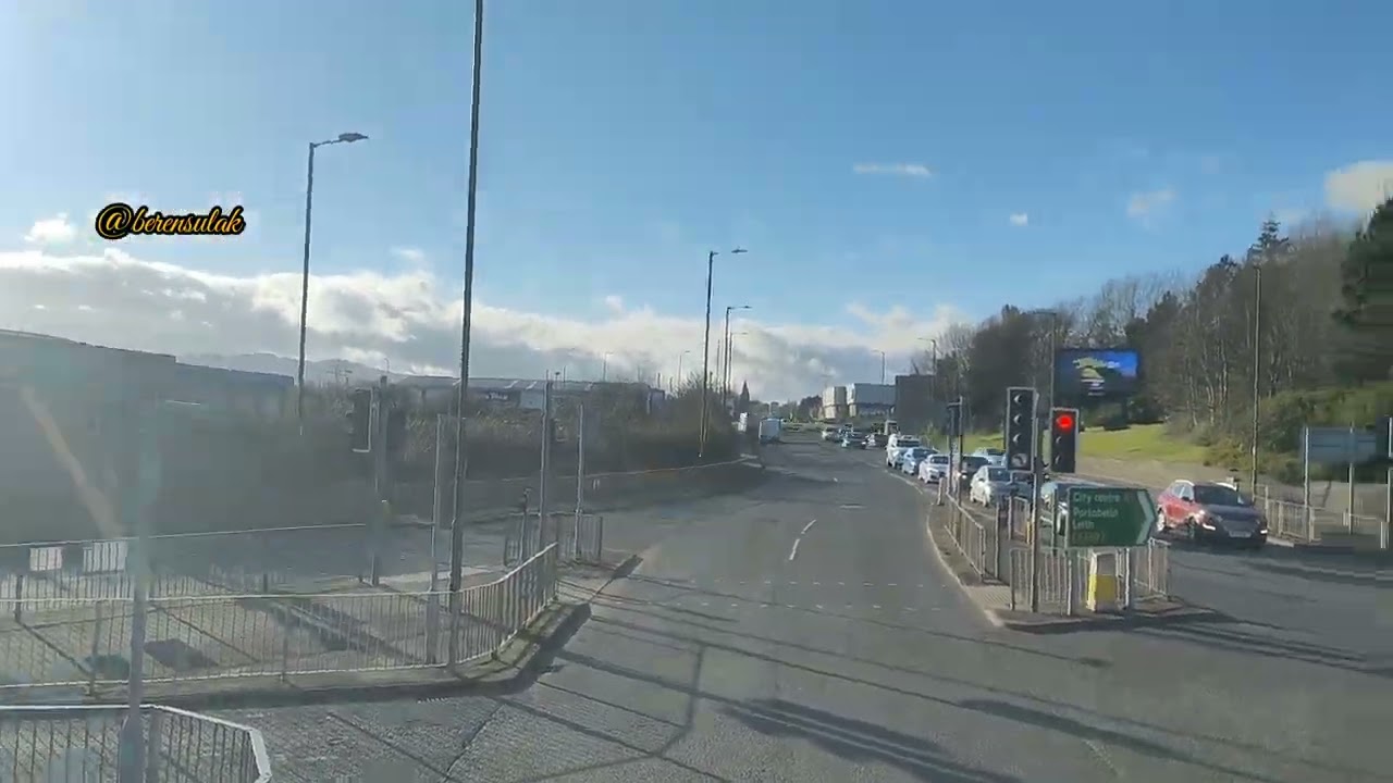 FROM ASDA TO FORT KINNAIRD, IN TIME-LAPSE. 