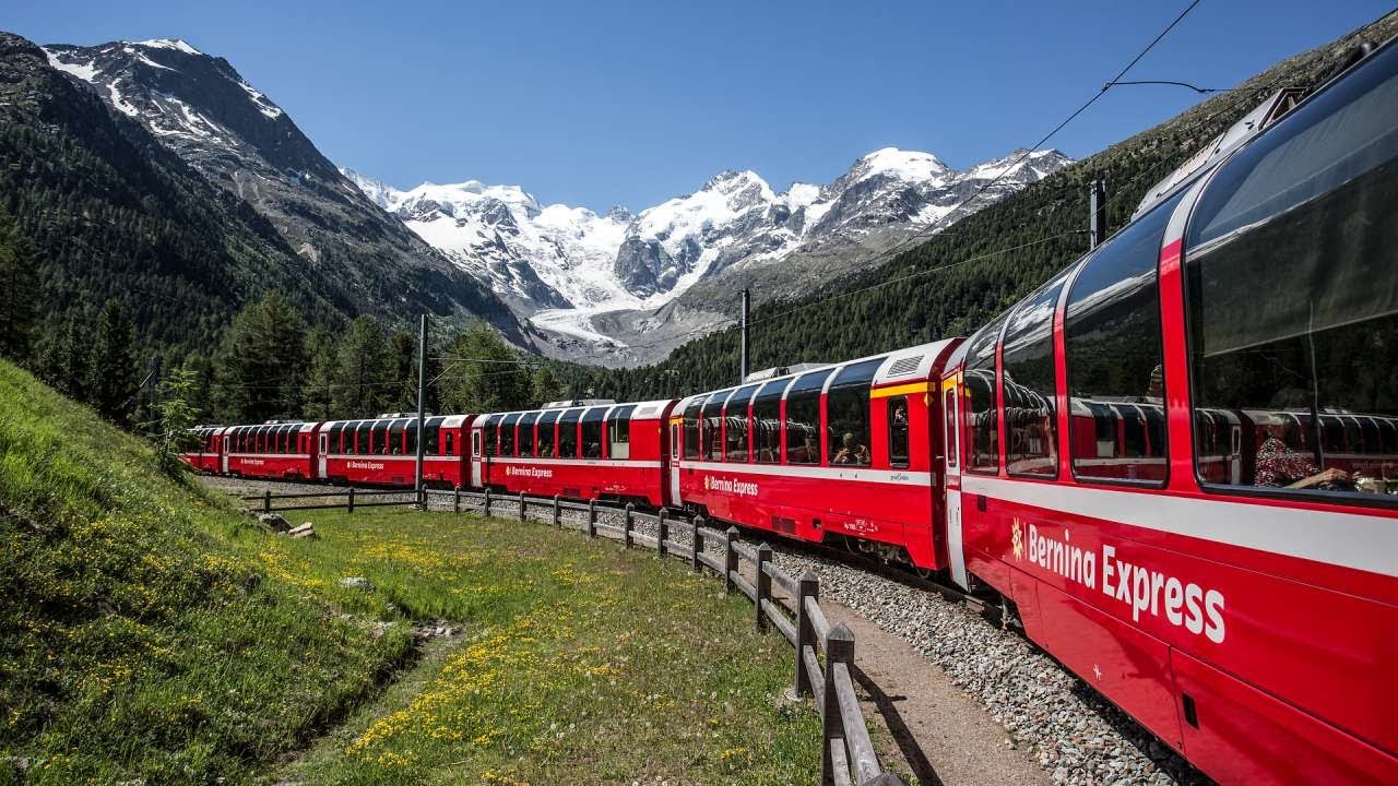 Bernina Express – od ledovců k palmám | Dovolená v Alpách.com