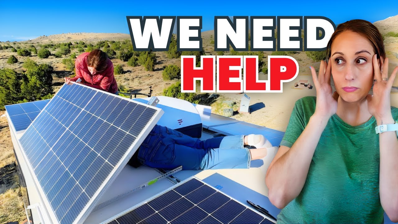 We Attempted to DIY an RV Solar System with TILTING Panels (Cost Details!)