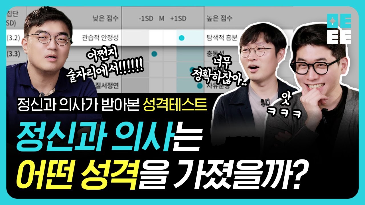 악플에 복수할 것 같은 정신과 의사는?! ㅣ‘기질 검사’하면 다 나옴