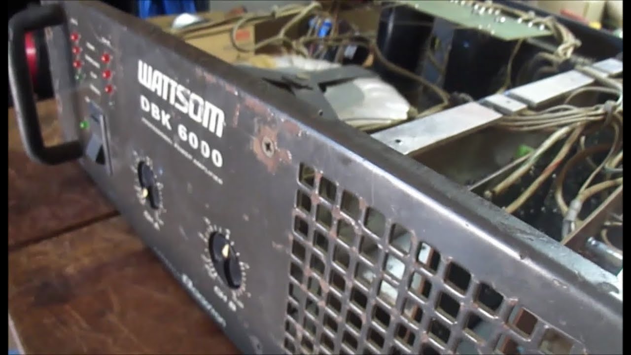 Defeito e conserto Amplificador DBK 6000