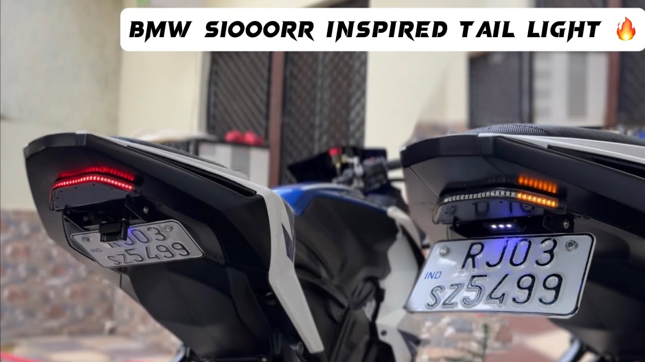 Rs200 tail light modification / BMW s1000rr inspired