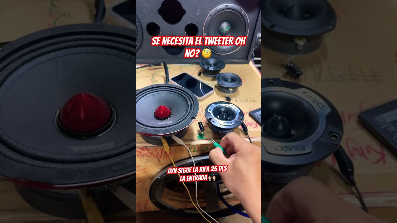 Ds18 con tweeters lo requiere oh no? 🧐 vean asta el final banda 👍🏽 #caraudio #diy #bass #proaudio