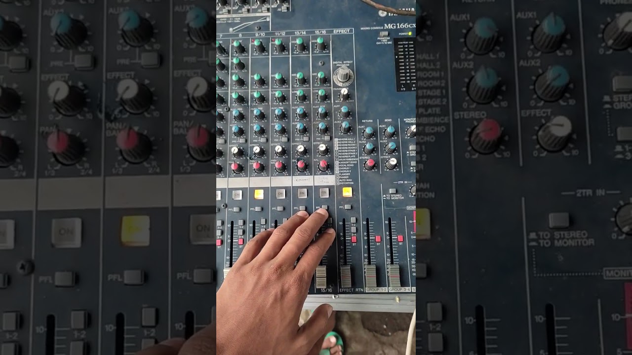 REVIEW MIXER YAMAHA MG166CX yang saya pakai untuk sound