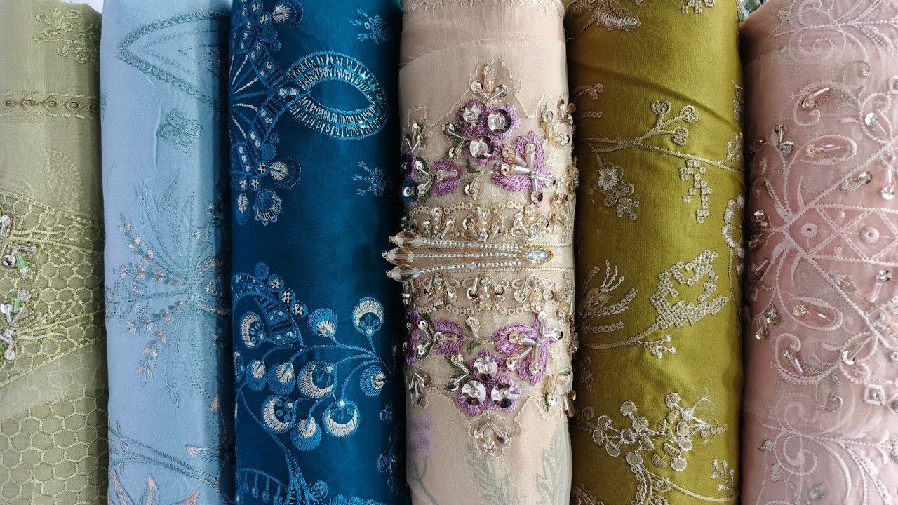 Luxury Lawn Embroidered | ChikanKari | with Chiffon Embroidered Dupatta | Eid Collection 2026