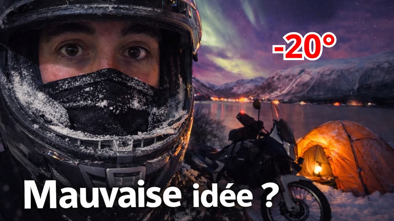 Cap Nord à moto en décembre l Africa Twin XRV750 l Scandinavie l MatZou