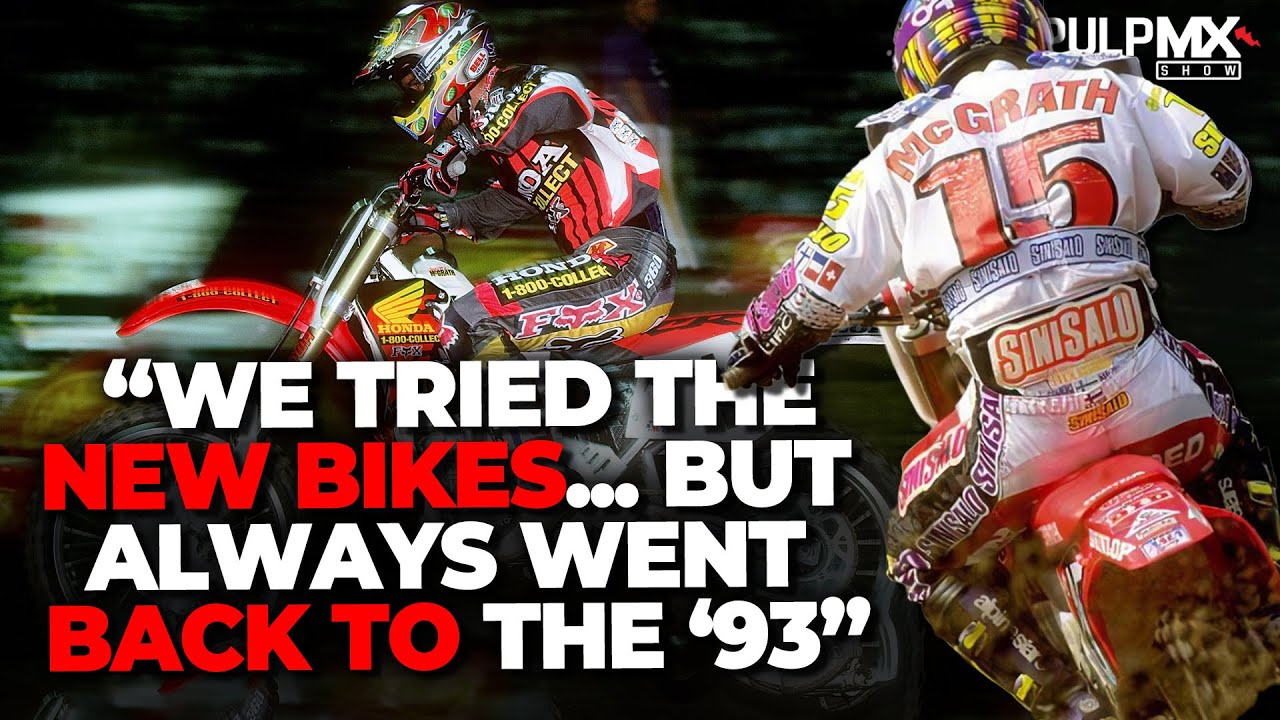 Mcgrath Explains Why the '93 Honda was SO good, and why the '97 was bad enough to switch.