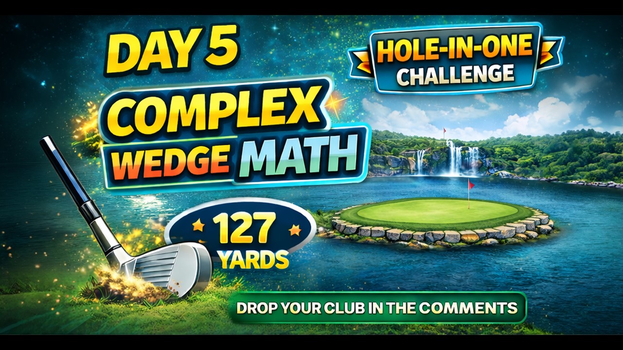 Complex Wedge Math… 127 Yards | Hole-in-One Challenge Day 5
