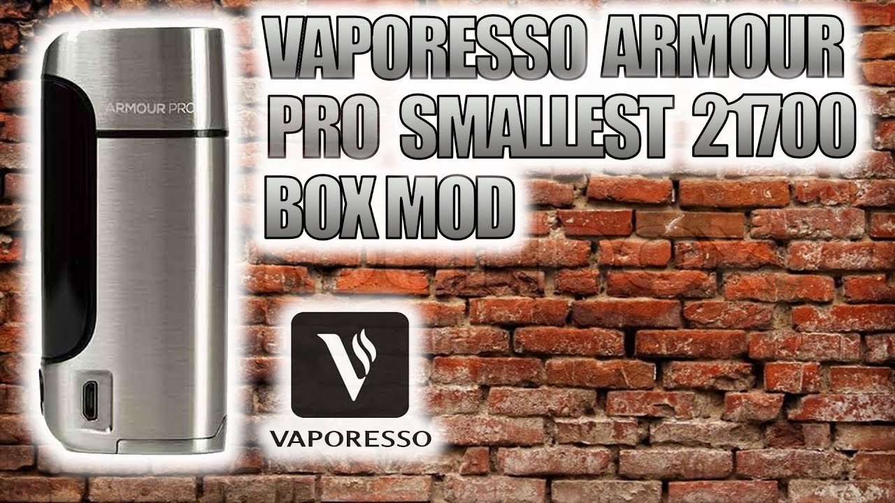 VAPORESSO ARMOUR PRO SMALLEST 21700 BOX MOD + A CHANCE TO SCORE ONE