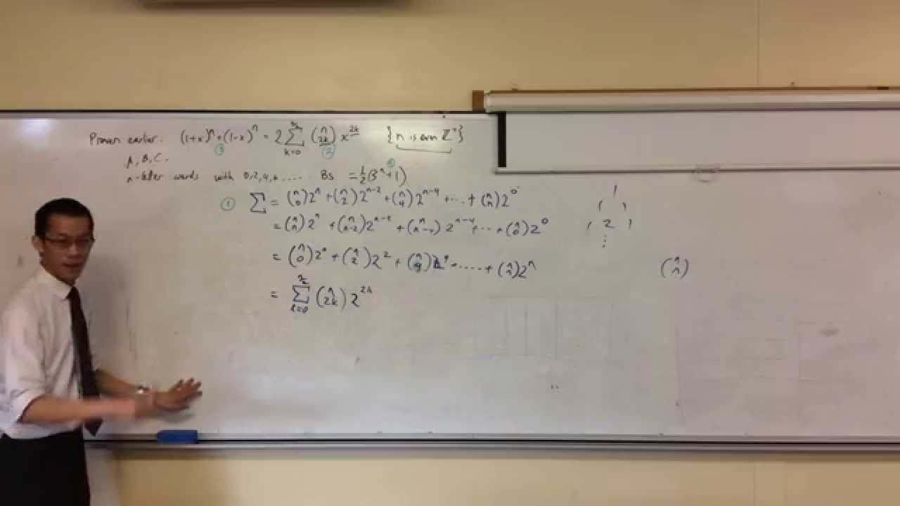 Binomial / Permutations & Combinations Proof (2 of 2)