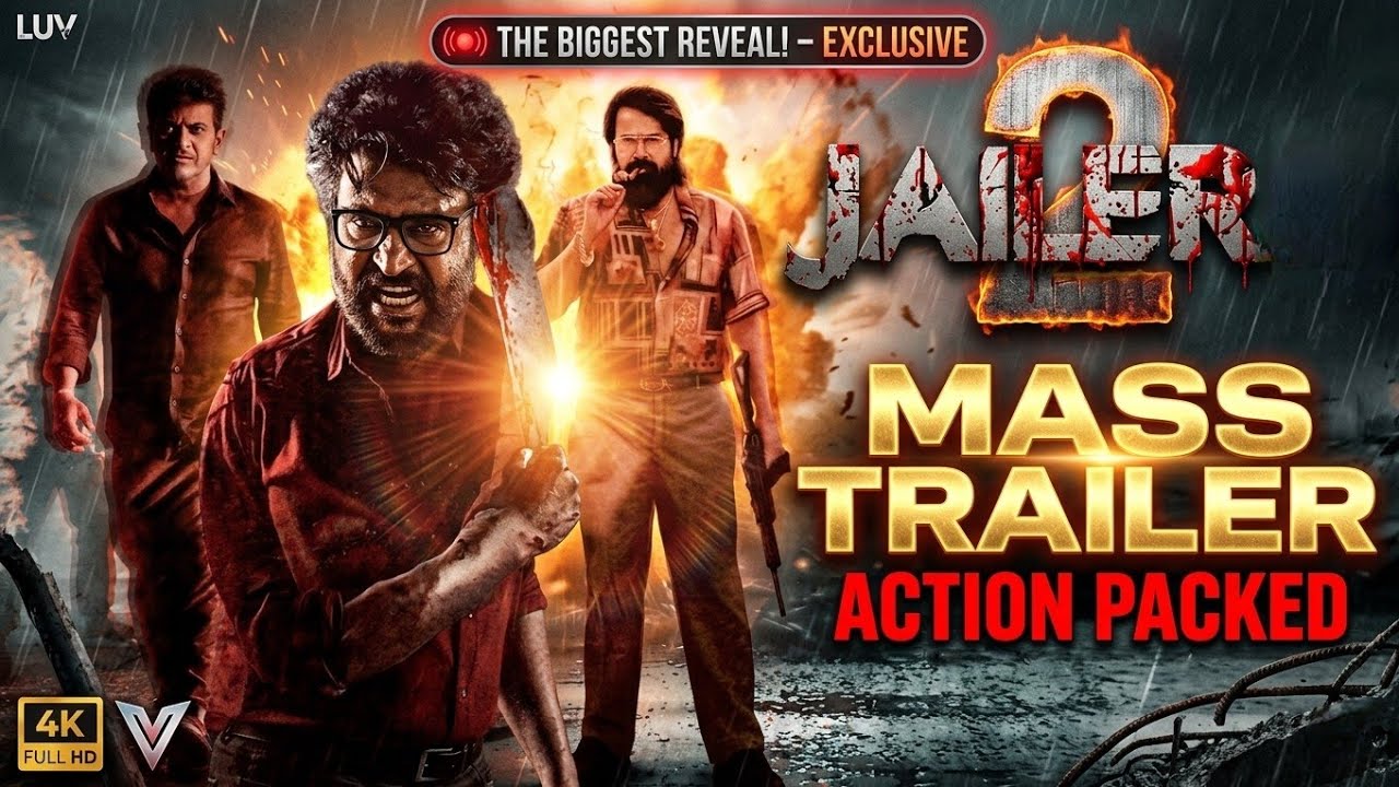 JAILER 2 - Official Trailer | Rajinikanth | Shiva Rajkumar | Mohanlal  | Nelson | Anirudh