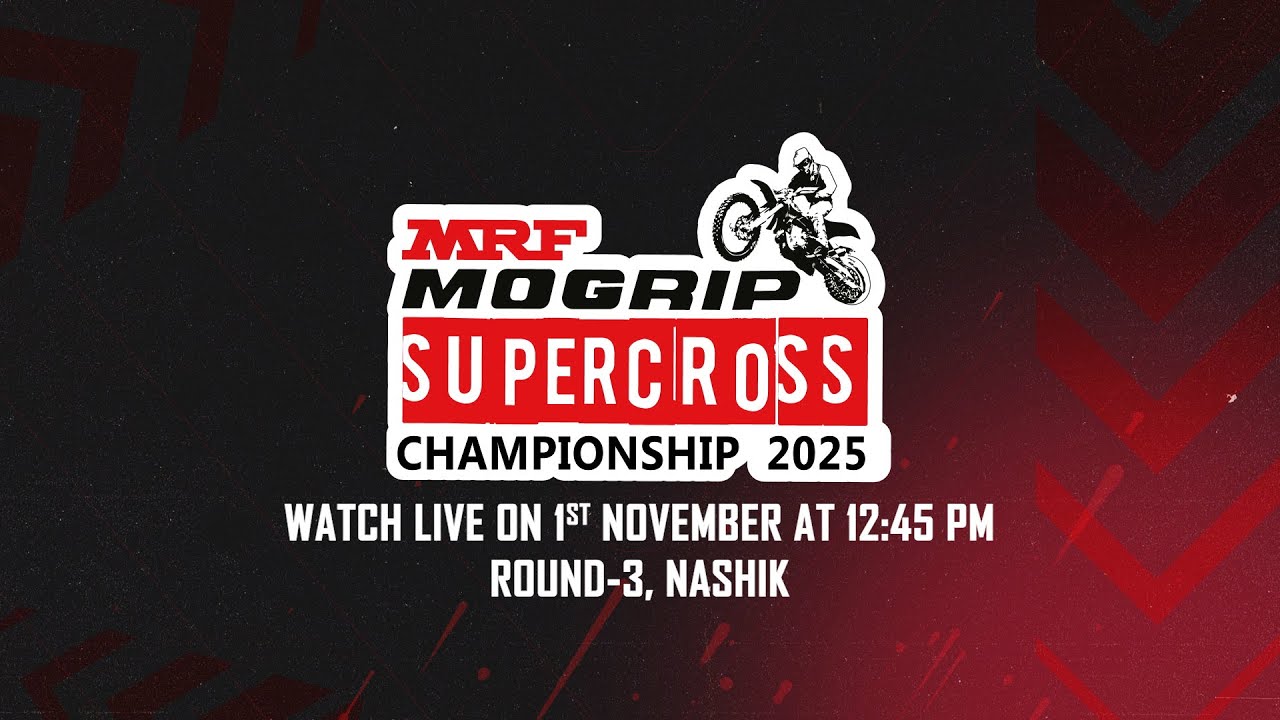 MRF MOGRIP NATIONAL SUPERCROSS CHAMPIONSHIP 2025,  ROUND-3 NASHIK