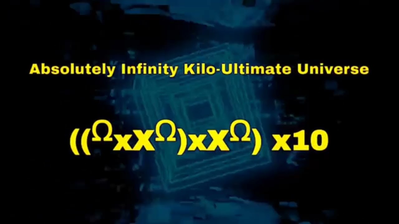 Numbers 0 to Absolutely Infinity Uper-Ultimate Universe with sound effects