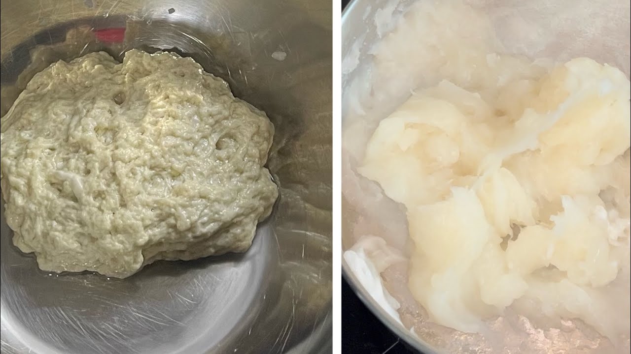 How to extract gluten (protein) and starch from wheat flour.