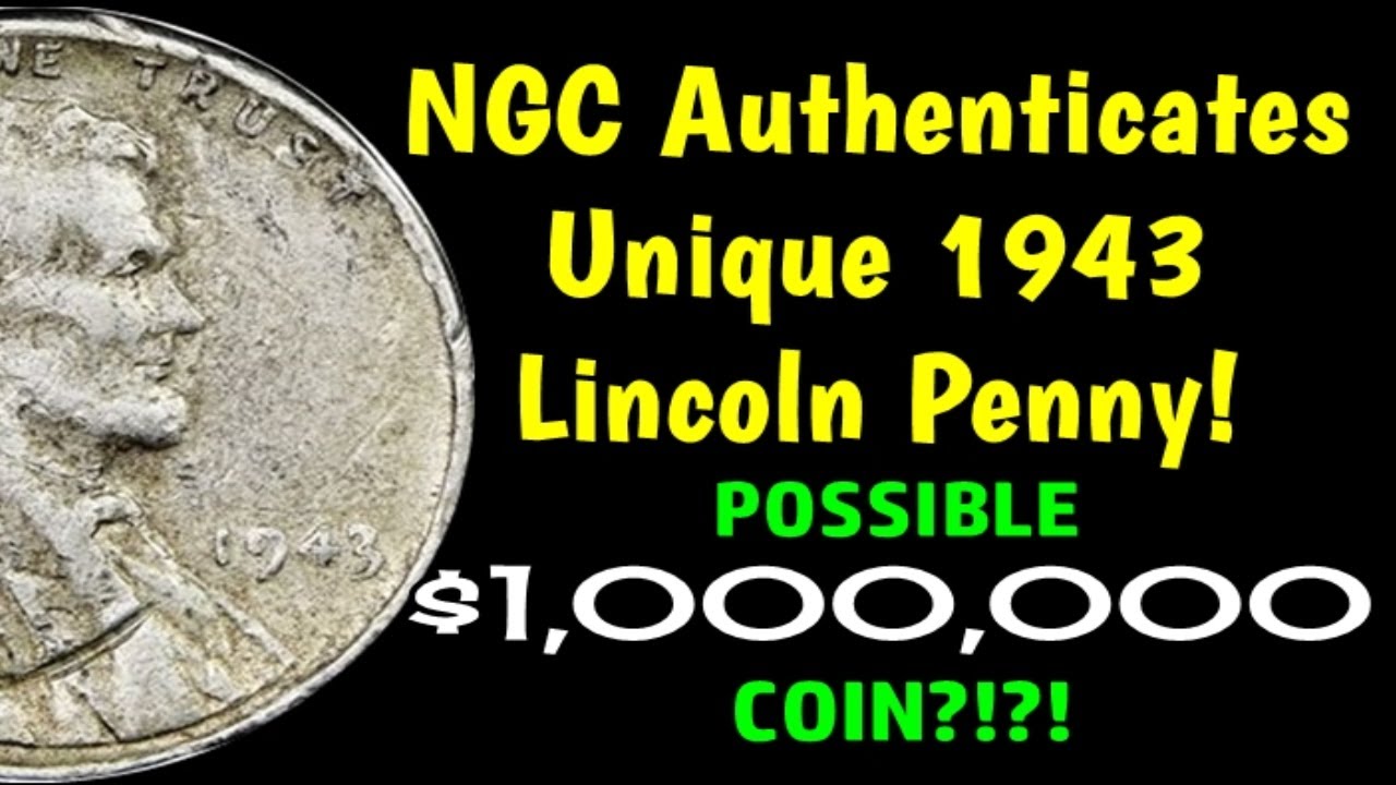 Unique 1943 Lincoln Penny Might Be The Next $1,000,000 Coin! - Now's The Time To Search!!