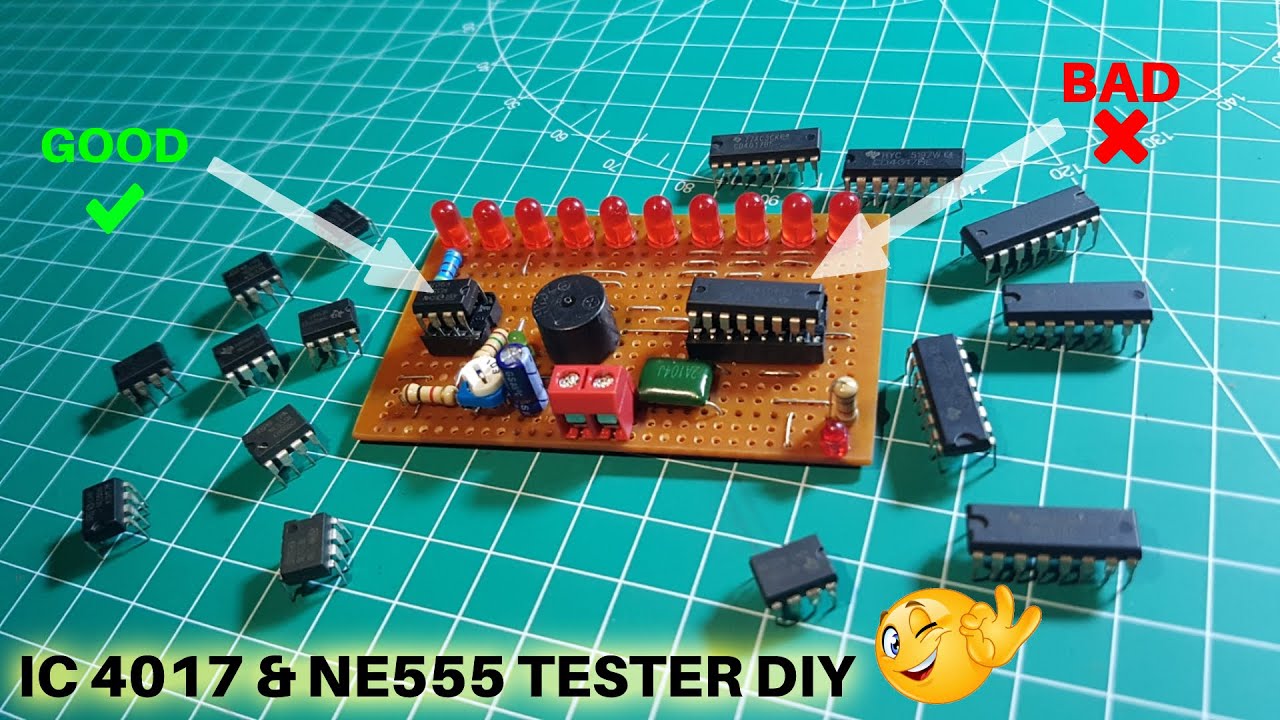 Как проверить IC 4017 и NE555 без мультиметра