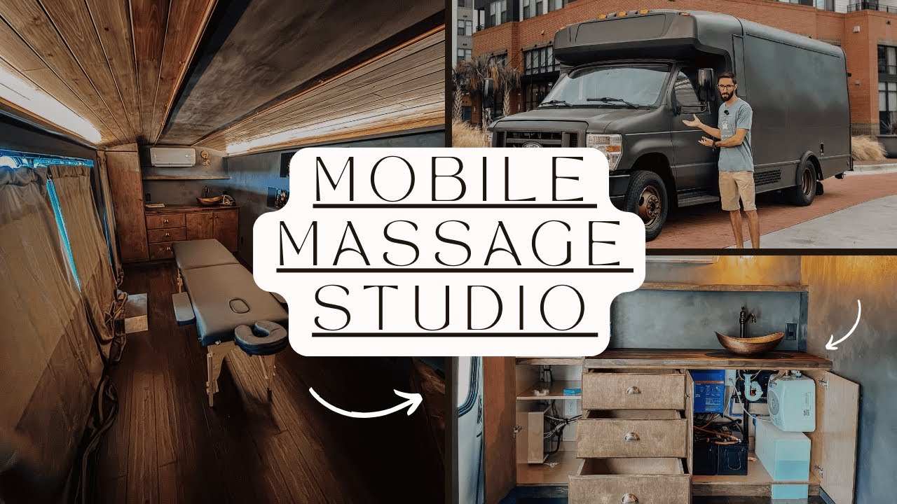 Mobile Massage Studio! Full Detailed  Walk-through Tour.