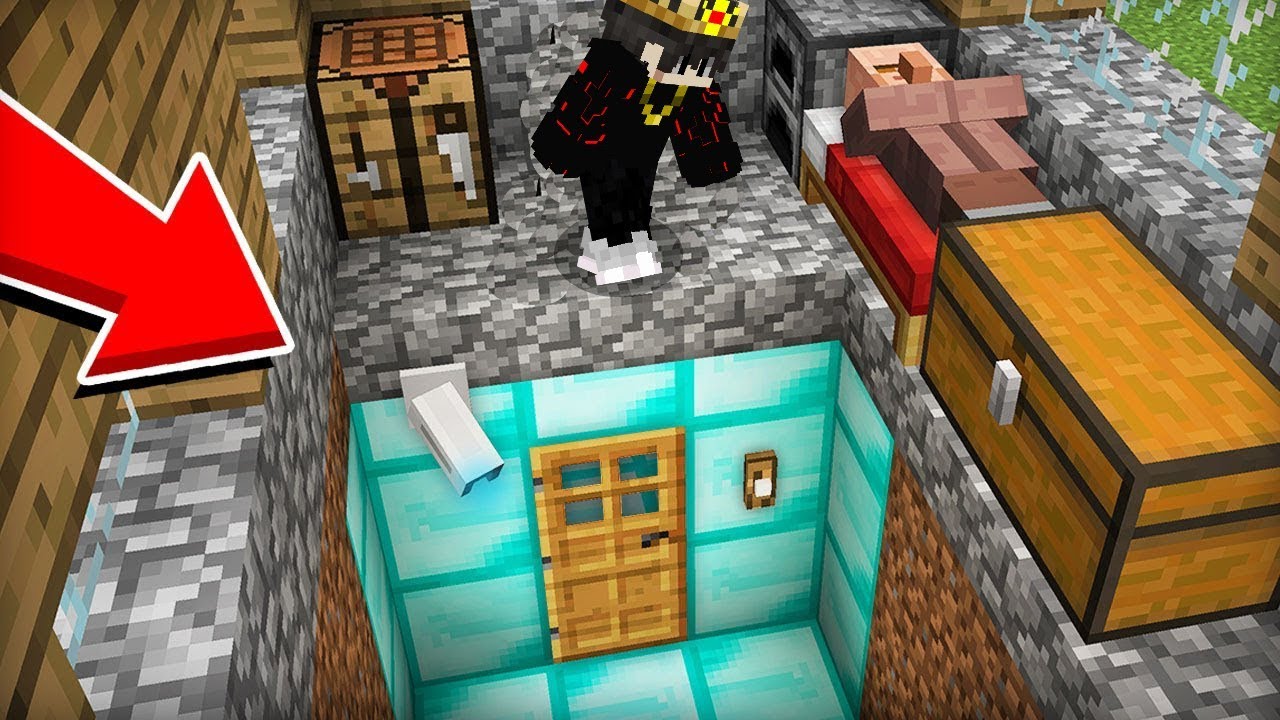 QISHLOQINI UYINI PASTIDA NIMA BOR 😨 | Minecraft Uzbekcha