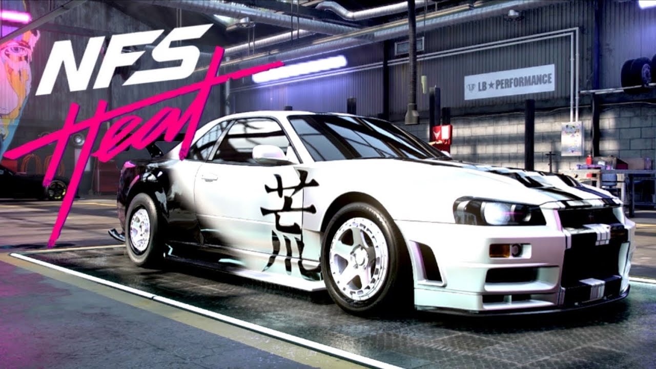 Need for Speed heat Nissan skyline GT-R customization and gameplay