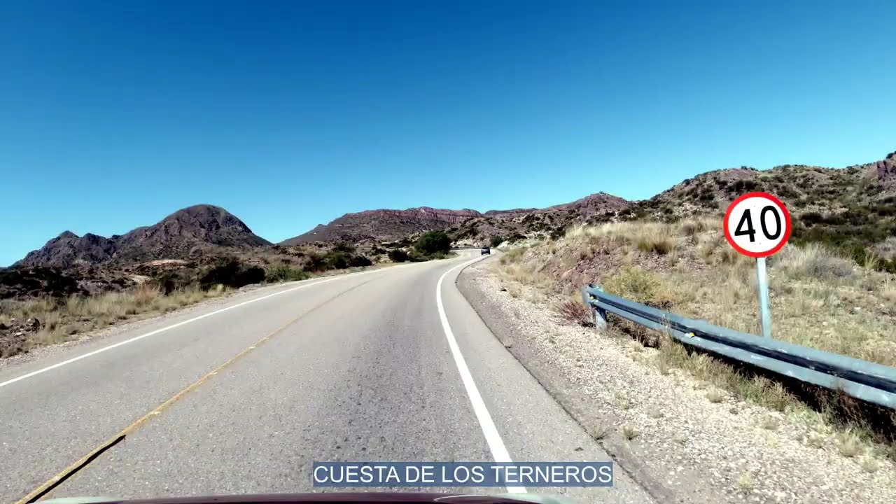 RUTA NAC 144 -PASO POR LA CUESTA DE LOS TERNEROS- MENDOZA