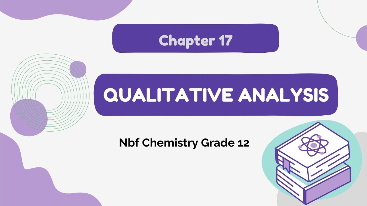 Nbf Chemistry 12 Chapter 17 Qualitative analysis #fbise #qualitativeanalysis #analyticalchemistry 