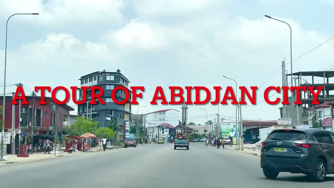 A tour of Abidjan City Ivory Coat  Côte d'Ivoire from Riveria to Marcory vlog