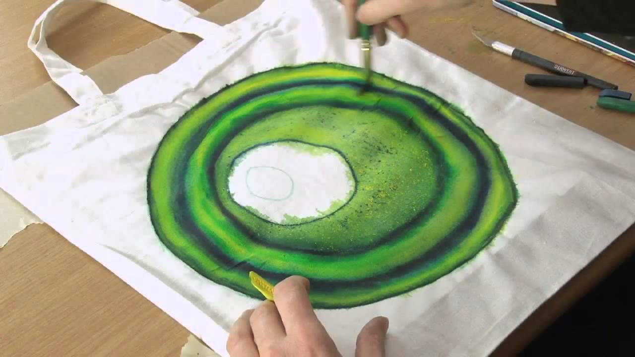 Derwent Inktense Pencils on Fabric - Jackson's Art