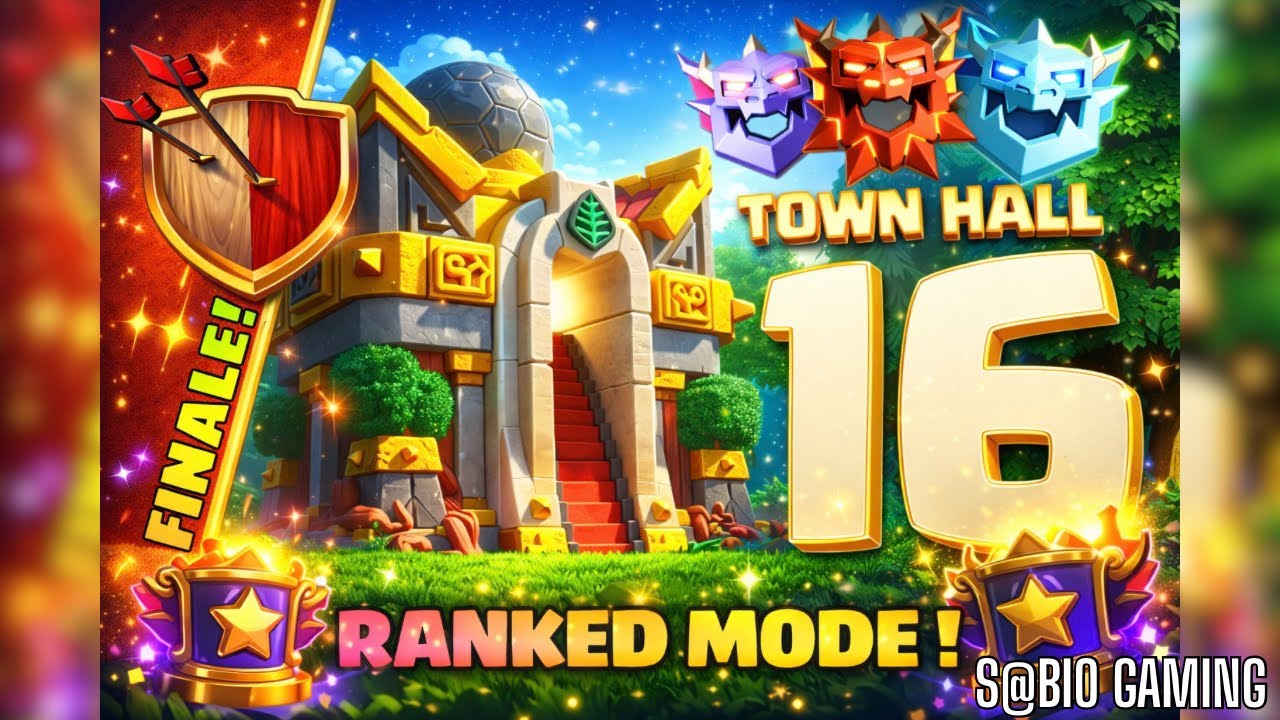 TH16 RANKED BATTLE WITH RC CHARGE🤯READY TO SHOCK YOU!😈|| SPIKY BALL 🎱 GIVES THE MAJOR BLOW😮 #coc 
